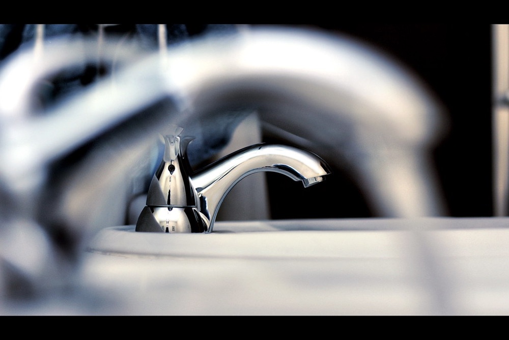 Rubinetteria moderna in bagno